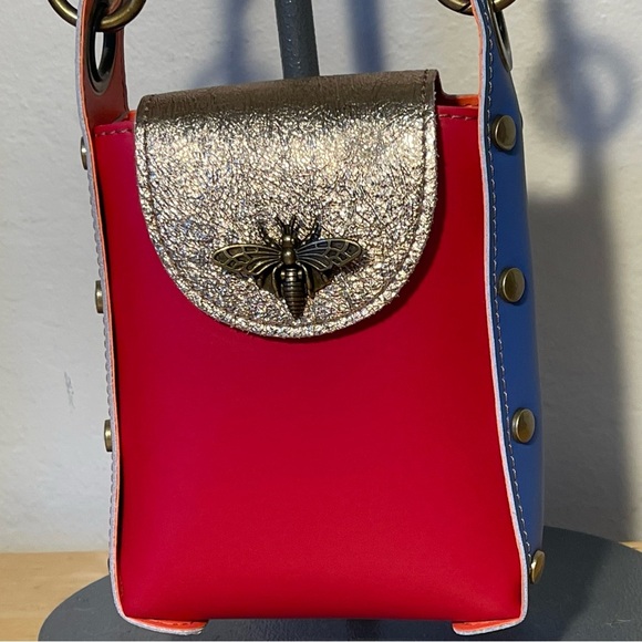 The Bee Cross Bag Multicolor Leather Materials - Picture 2 of 14